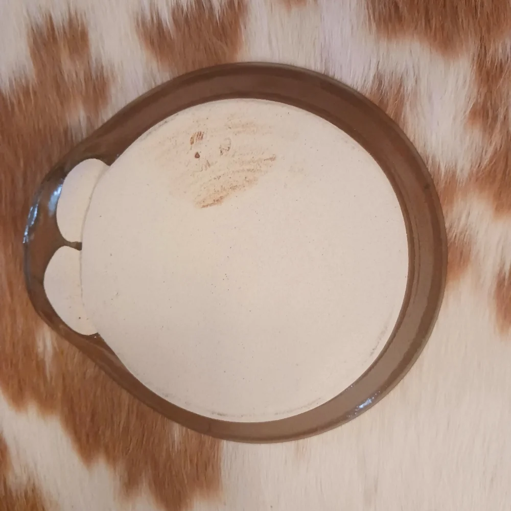 Handcrafted Brown Fish Design Spoon Rest